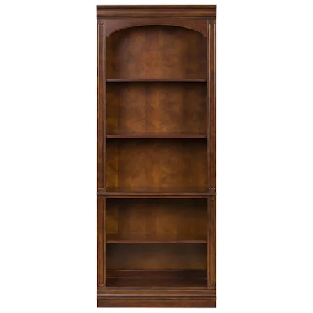 Traditional Open Bookcase with 5 Shelves